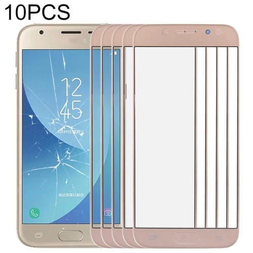 Obiettivo in vetro Schermo esterno Samsung Galaxy J3 (10 pezzi) (Oro)