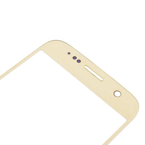 Frontbildschirm Samsung Galaxy S7/G930 Außenglaslinse (Gold) (10 Stück)