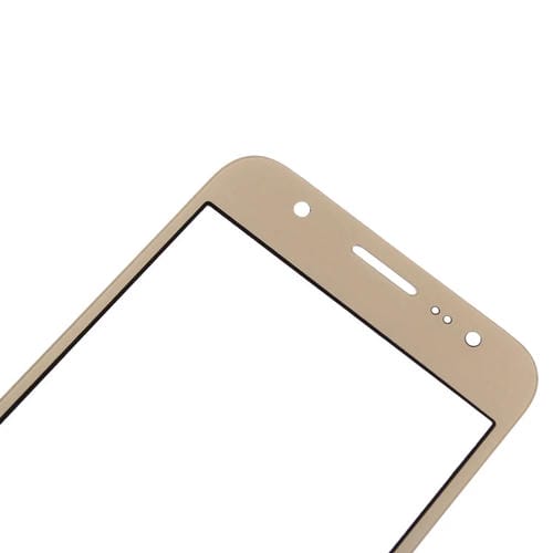 Glaslinse Frontbildschirm Samsung Galaxy J7/J700 (10 Stück) (Gold)