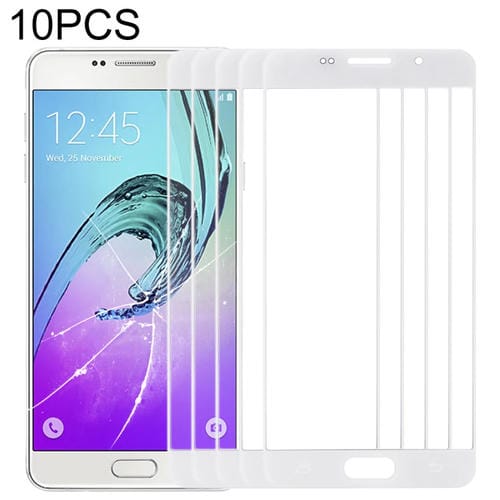 Obiettivo in vetro Schermo frontale Samsung Galaxy A5 A510 (10 pezzi) (Bianco)