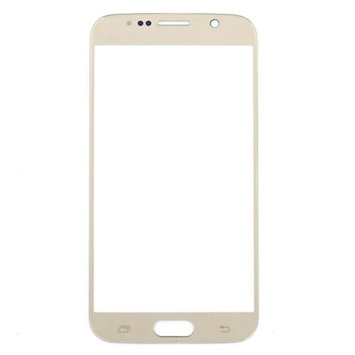 Schermo Frontale Samsung Galaxy S6/G920F Lente in Vetro Esterna (Oro) (10 pezzi)