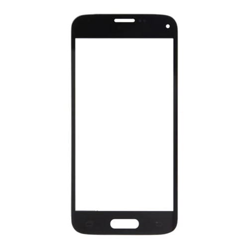 Pantalla Frontal Exterior de Vidrio Samsung Galaxy S5 Mini (Negro) 10pcs