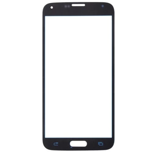 Écran frontal en verre Samsung Galaxy S5/G900 (10 pièces) (Bleu foncé)