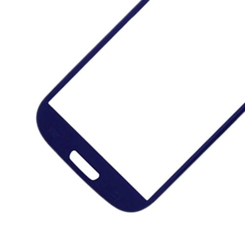 Pantalla Frontal Samsung Galaxy S3 / i9300 Lente de Vidrio Exterior (Azul) 10pcs