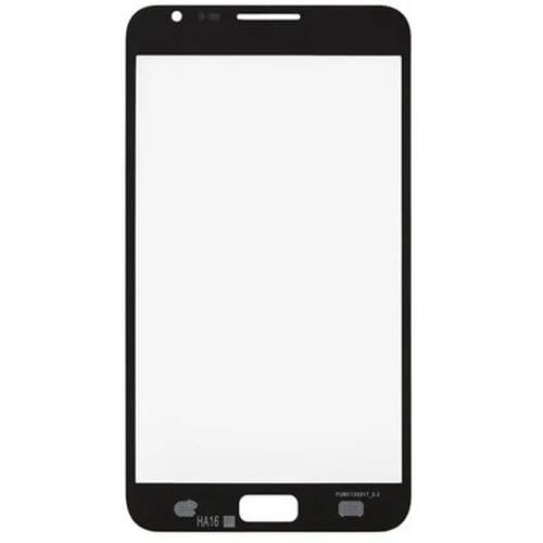 Écran frontal en verre Samsung Galaxy Note N7000/i9220 (noir) - Lentille de (10 pièces)