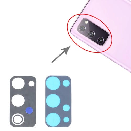 Lente de Cámara Trasera de Samsung Galaxy S20 FE 5G SM-G781 - Paquete de (10 Piezas)