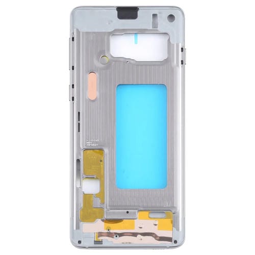 Marco Medio Bisel Placa Samsung Galaxy S10 (Plata)