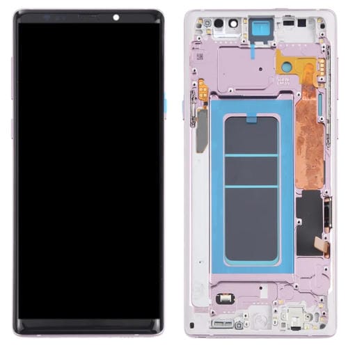 Écran LCD OLED Samsung Galaxy Note 9 SM-N960 avec cadre (Violet)