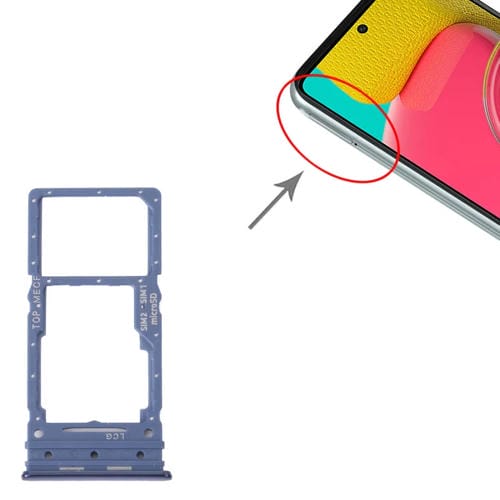 Bandeja de Tarjeta SIM y Micro SD Samsung Galaxy M53 SM-M536B (Azul)