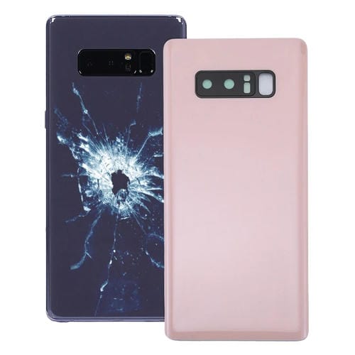 RĂŒckseite Samsung Galaxy Note 8 mit Kamerablendenabdeckung (Rosa)