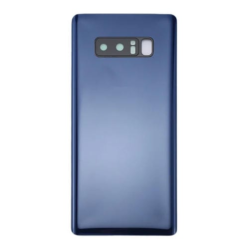 RĂŒckseite Samsung Galaxy Note 8 mit Kamerablendenabdeckung (Blau)