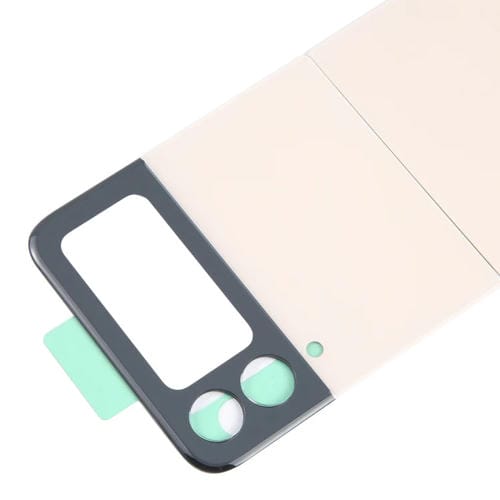 Couvercle arrière de batterie Samsung Galaxy Z Flip4 SM-F721B avec objectif de caméra (Or)