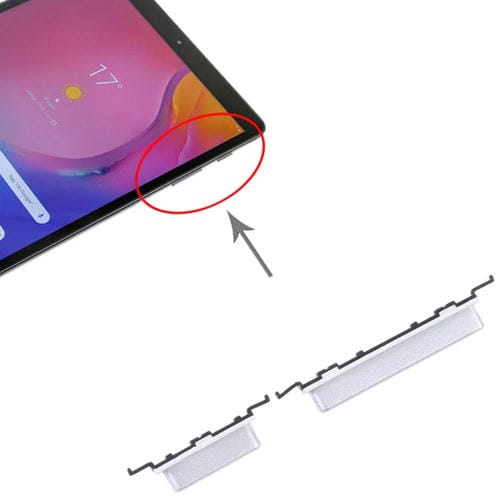 Botón de Encendido y Volumen Samsung Galaxy Tab A 10.1 SM-T510 (Plata)