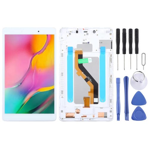 Schermo LCD Samsung Galaxy Tab A 8.0 SM-T290 WIFI con Cornice (Bianco)