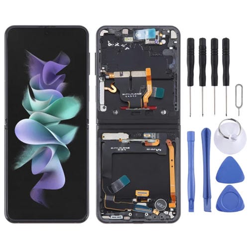 Ecrã LCD Samsung Galaxy Z Flip3 SM-F711 com Moldura (Preto)