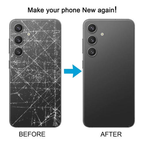 Couvercle arrière de batterie Samsung Galaxy S24+ SM-S926B avec objectif de caméra (jaune)