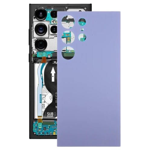 Couvercle arrière de batterie Samsung Galaxy S24 Ultra SM-S928B (Gris)