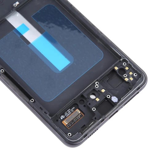 TFT LCD-Bildschirm Samsung Galaxy S21 FE 5G SM-G990B mit Rahmen (Schwarz)