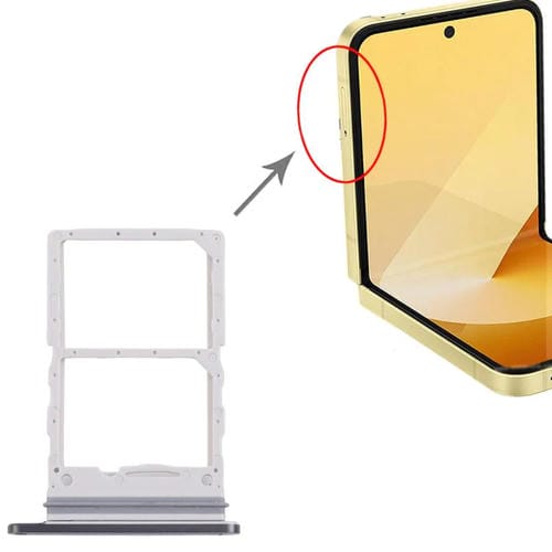Vassoio scheda SIM Samsung Galaxy Z Flip6 SM-F741B (Nera)