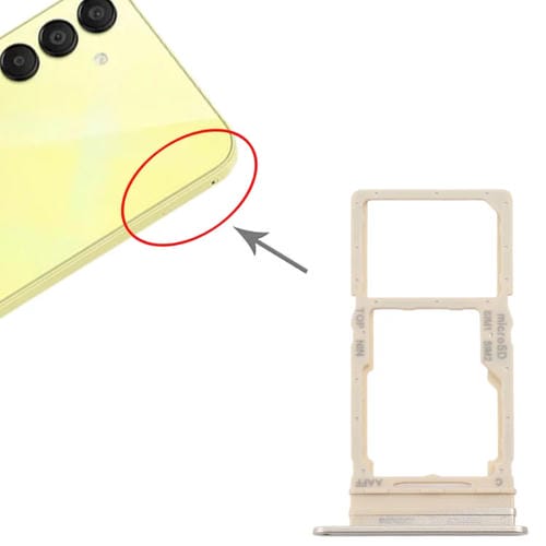 SIM/Micro SD Tray Samsung Galaxy A16 5G SM-A166B (Golden)