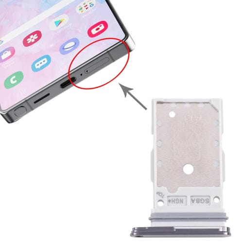 Tabuleiro Cartão SIM Samsung Galaxy S25/S25+ SM-S931/S936 (Preto)