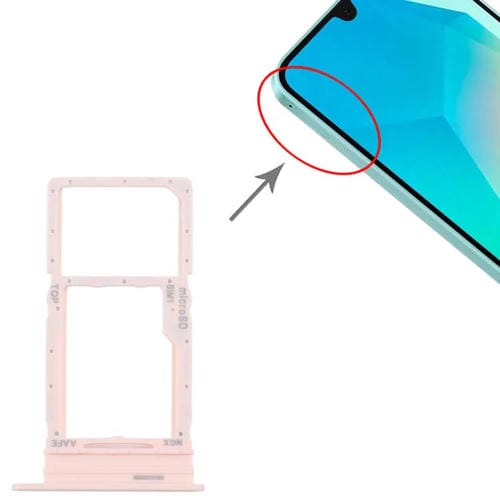 SIM-Karten- und Micro-SD-Fach Samsung Galaxy A16 SM-A165F (Rosa)
