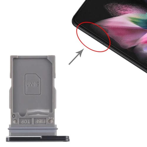 SIM Card Tray Samsung Galaxy Z Fold3 5G SM-F926B (Black)