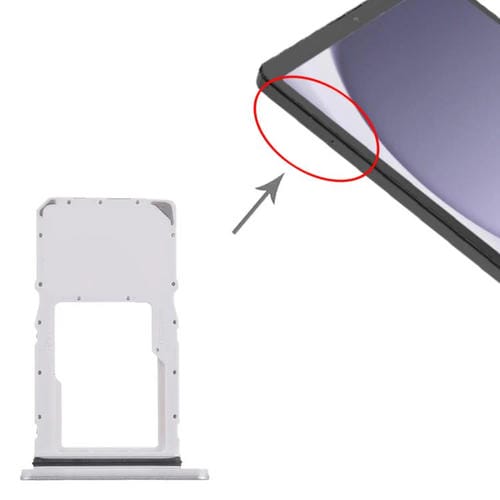 Bandeja Tarjeta Micro SD Samsung Galaxy Tab A9+ 5G SM-X210 (Plateada)