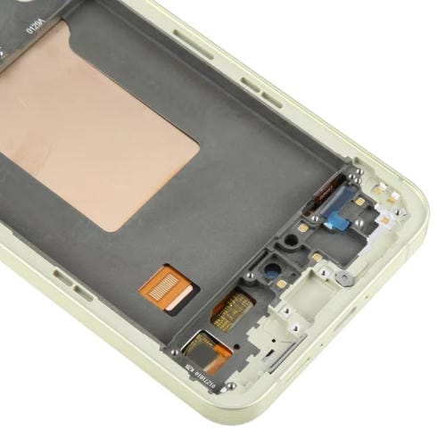 LCD OLED Display Komplett Digitalisierer mit Rahmen Samsung Galaxy A55 SM-A556B (Hellgrün)