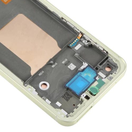 LCD OLED Display Komplett Digitalisierer mit Rahmen Samsung Galaxy A55 SM-A556B (Hellgrün)