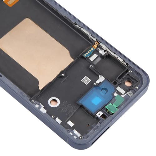 LCD OLED Display Digitizer Komplett mit Rahmen Samsung Galaxy A55 SM-A556B (Blau)