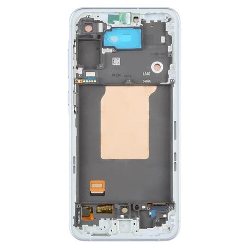 LCD OLED Display Komplett mit Rahmen Samsung Galaxy A55 SM-A556B (Himmelblau)