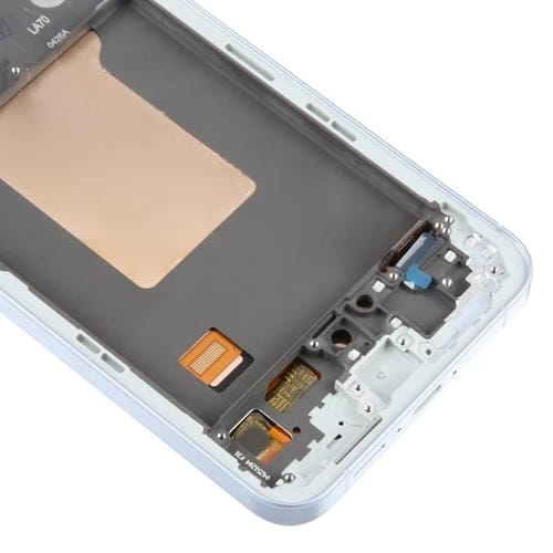 LCD OLED Display Komplett mit Rahmen Samsung Galaxy A55 SM-A556B (Himmelblau)