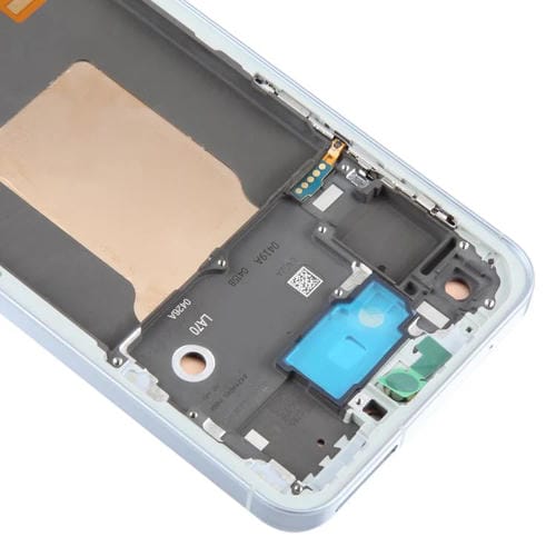 LCD OLED Display Komplett mit Rahmen Samsung Galaxy A55 SM-A556B (Himmelblau)