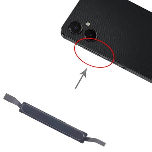 Volume Control Buttons Samsung Galaxy A06 5G SM-A066B (Black) (10 Units)