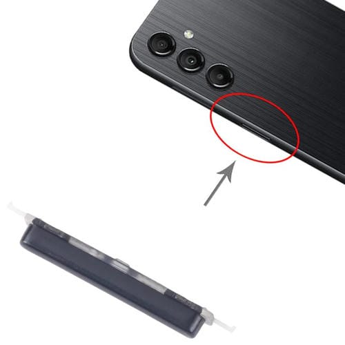 Pulsanti di controllo del volume Samsung Galaxy A14 SM-A145F (Nero) (10 pezzi)