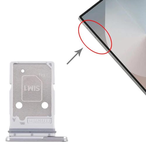 SIM-Kartenfach Samsung Galaxy Z Fold7 SM-F966B (Silber)