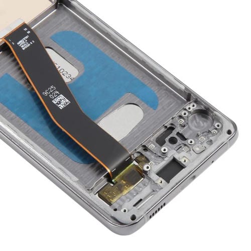 Pantalla LCD TFT de 6,12 pulgadas para Samsung Galaxy S20 4G SM-G980F, digitalizador completo con marco, sin identificación de huellas dactilares (gris)
