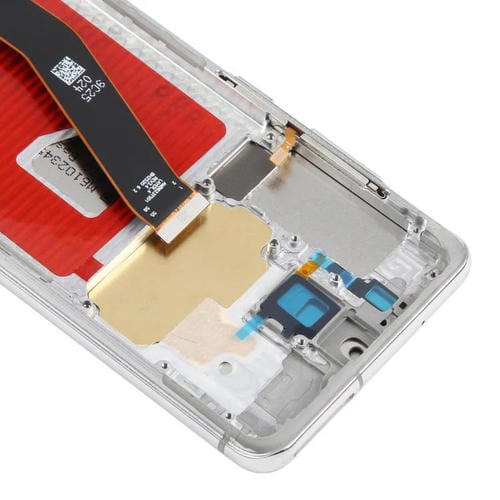 Pantalla LCD TFT de 6,12 pulgadas para Samsung Galaxy S20 4G SM-G980F, digitalizador completo con marco, sin identificación de huellas dactilares (plateado)