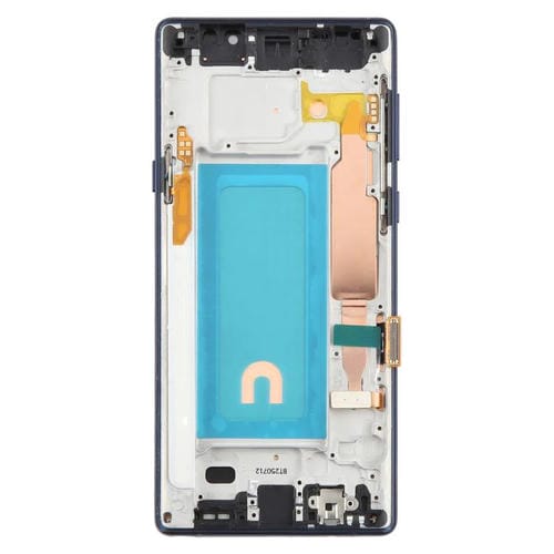 Pantalla LCD TFT de 6,33 pulgadas para Samsung Galaxy Note9 SM-N960F, digitalizador completo con marco (azul)