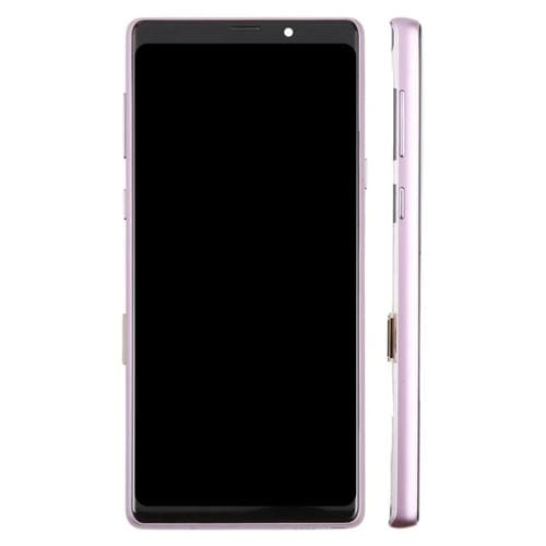 Pantalla LCD TFT de 6,33 pulgadas con digitalizador y marco para Samsung Galaxy Note9 SM-N960F (morado)