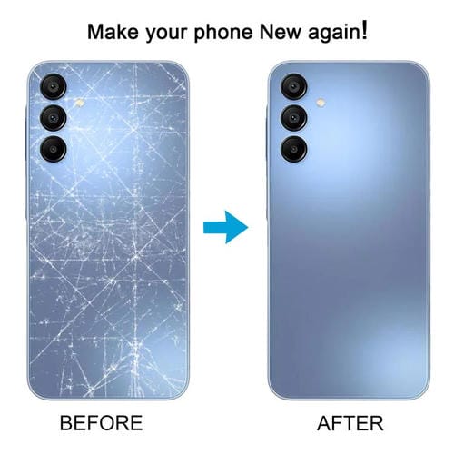 Carcasa trasera para Samsung Galaxy A15 5G SM-A156B (negra)