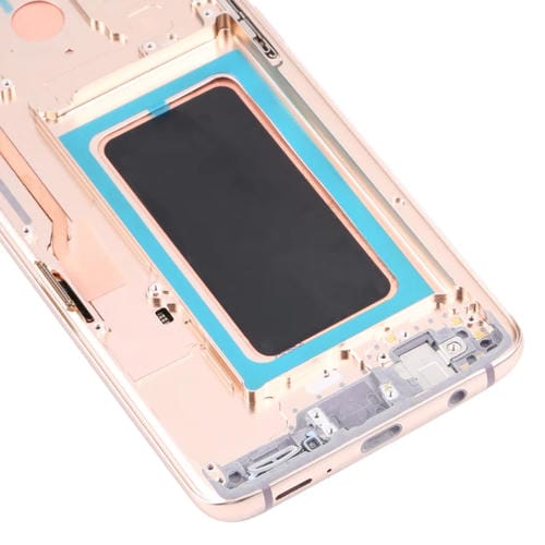 Schermo LCD Super AMOLED Samsung Galaxy S9 G960F DS G960U G960W G9600 con Cornice (Oro)