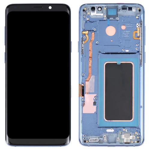 Ecrã LCD Super AMOLED Samsung Galaxy S9+ G965F DS G965U G965W G9650 com Moldura (Azul)