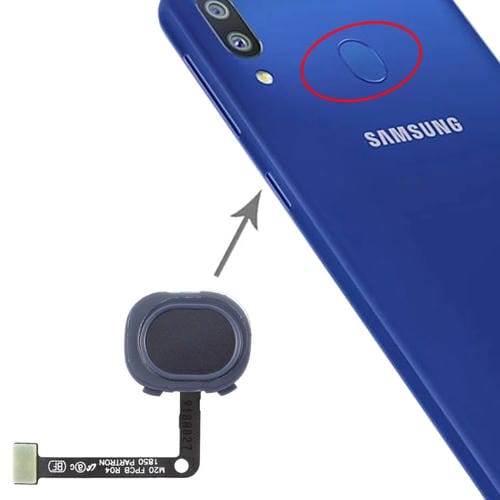 Câble Flex Capteur d'empreintes digitales Samsung Galaxy M20 (Noir)