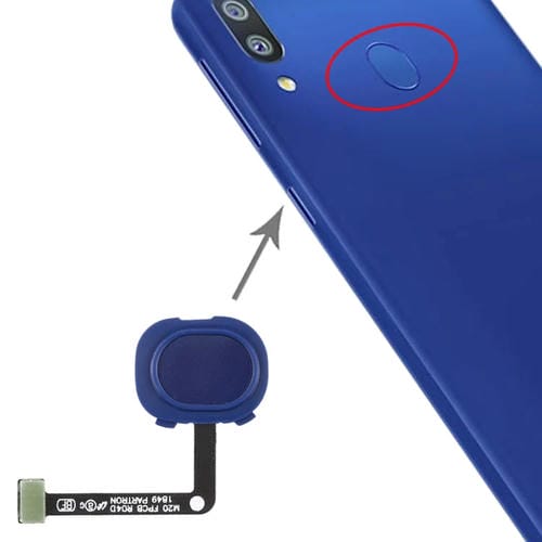 Câble Flex Capteur d'empreintes digitales Samsung Galaxy M20 (Bleu)