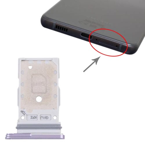 SIM Card Tray Samsung Galaxy S21 FE 5G SM-G990B (Purple)