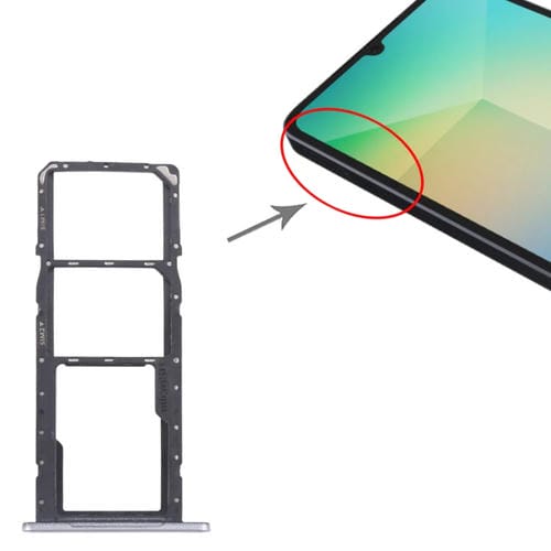 SIM-Karten- und Micro-SD-Fach Samsung Galaxy A06 SM-A065F (Silber)