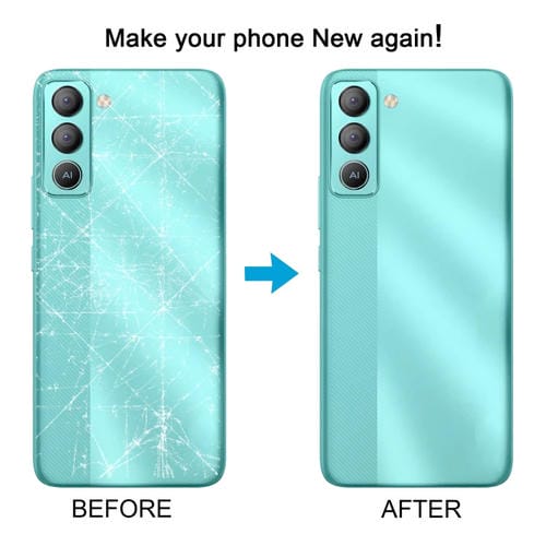 Tampa Traseira Bateria Original Tecno Pop 5 Lte (Prata)