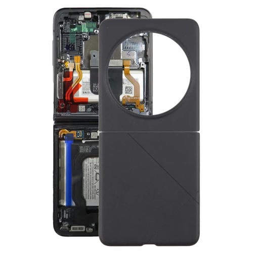 Back Cover of Original Tecno Phantom V Flip Battery (Black)